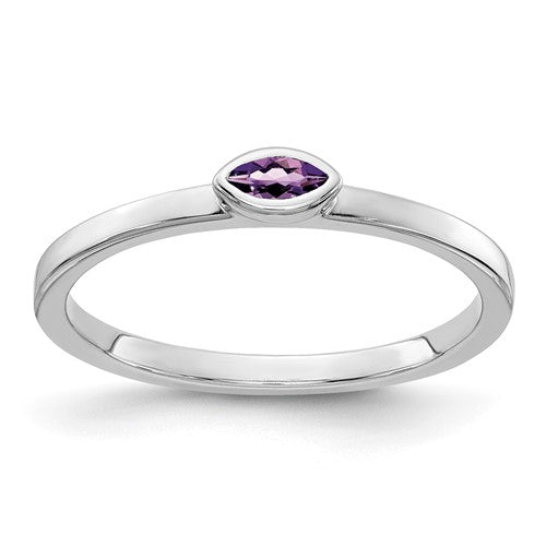 14k-white-gold-bezel-set-marquise-amethyst-ring-SolomonJeweler-Wichita-KS-CustomJewelry