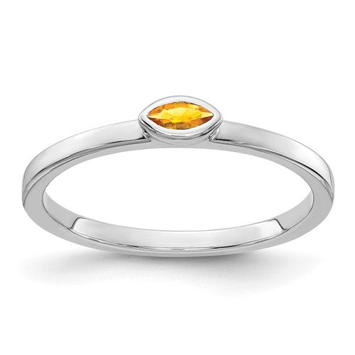 14k-white-gold-bezel-set-marquise-citrine-ring-SolomonJeweler-Wichita-KS-CustomJewelry