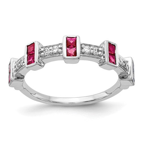 14k-white-gold-fancy-diamond-and-ruby-ring-SolomonJeweler-Wichita-KS-CustomJewelry