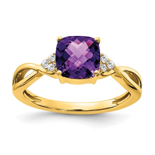 14k-checkerboard-amethyst-and-diamond-ring-SolomonJeweler-Wichita-KS-CustomJewelry