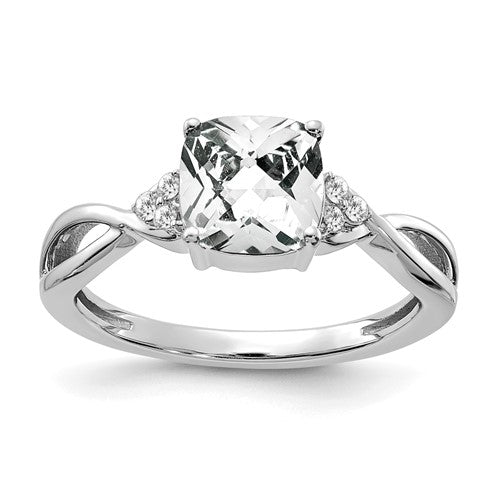 14k-white-gold-checkerboard-white-topaz-and-diamond-ring-SolomonJeweler-Wichita-KS-CustomJewelry