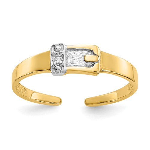 14k-01ct-diamond-buckle-toe-ring-SolomonJeweler-Wichita-KS-CustomJewelry