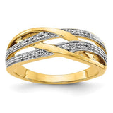 14k rhodium diamond ring from Solomon Jewelers featuring sparkling diamonds and a sleek band design.