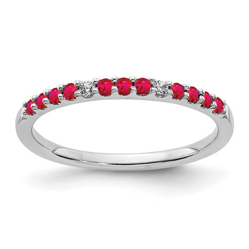 14k-white-gold-diamond-and-ruby-band-SolomonJeweler-Wichita-KS-CustomJewelry