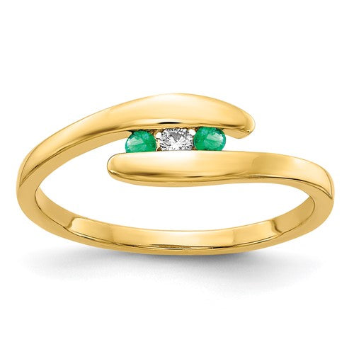 14k-emerald-and-diamond-3-stone-ring-SolomonJeweler-Wichita-KS-CustomJewelry