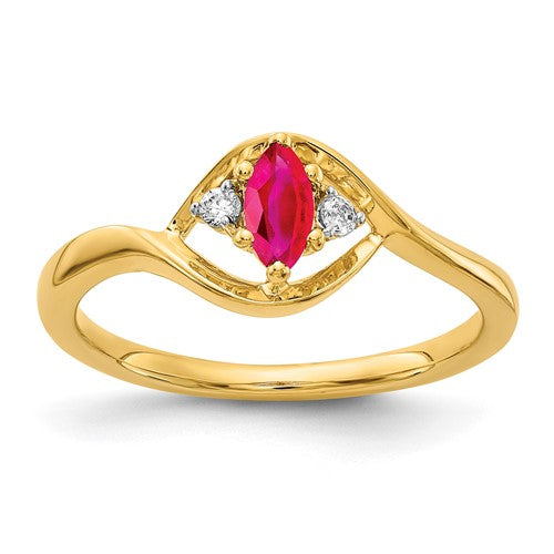 14k-diamond-and-marquise-ruby-ring-SolomonJeweler-Wichita-KS-CustomJewelry