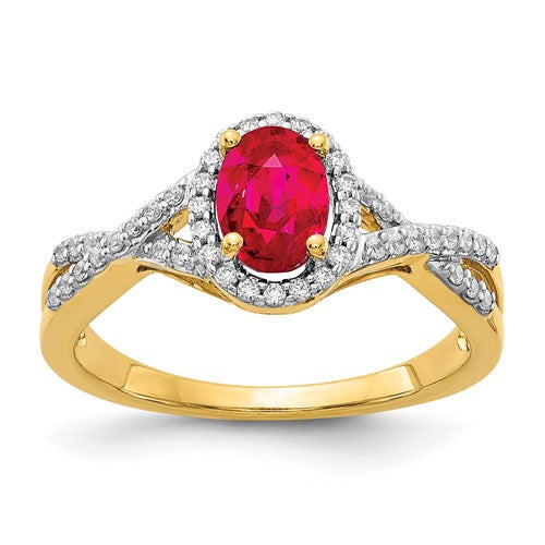 14k-diamond-and-ruby-oval-halo-ring-SolomonJeweler-Wichita-KS-CustomJewelry