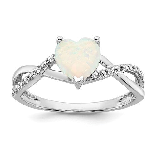 14k-white-gold-created-opal-and-diamond-heart-ring-SolomonJeweler-Wichita-KS-CustomJewelry