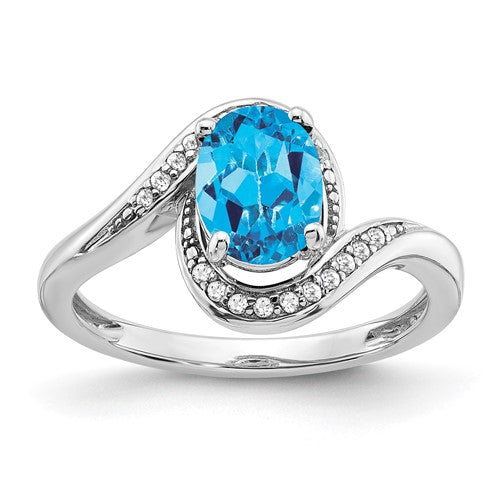 14k-white-gold-oval-blue-topaz-and-diamond-bypass-ring-SolomonJeweler-Wichita-KS-CustomJewelry