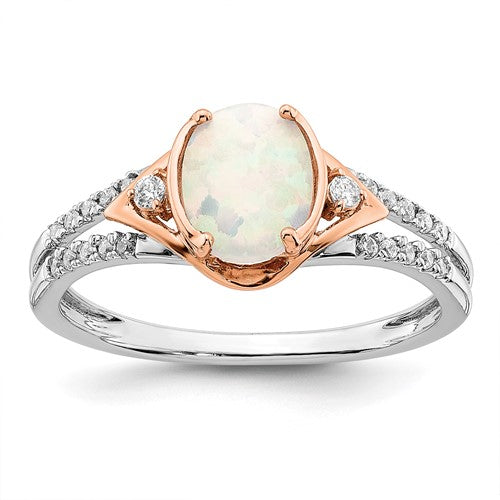 14k-two-tone-created-opal-and-diamond-ring-SolomonJeweler-Wichita-KS-CustomJewelry