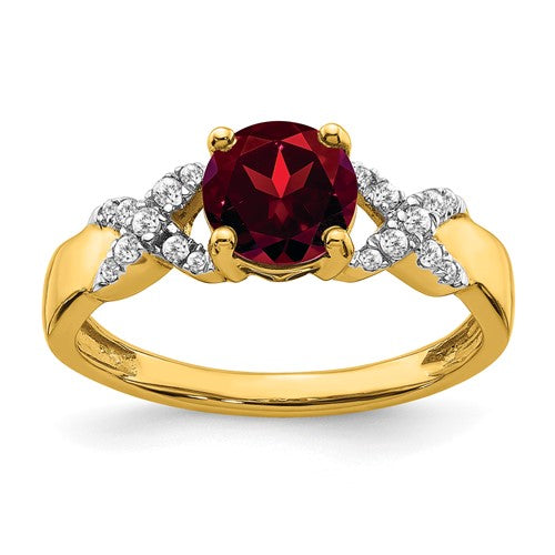 14k-two-tone-garnet-and-diamond-ring-SolomonJeweler-Wichita-KS-CustomJewelry