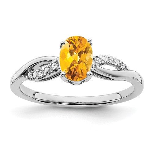 14k-white-gold-oval-citrine-and-diamond-ring-SolomonJeweler-Wichita-KS-CustomJewelry