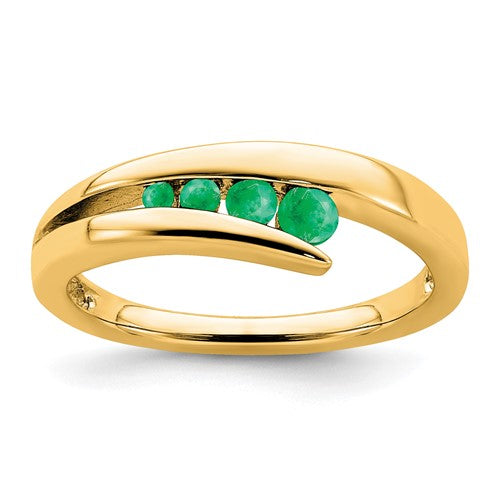 14k-emerald-4-stone-ring-SolomonJeweler-Wichita-KS-CustomJewelry