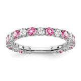 14k-white-gold-created-pink-sapphire-and-diamond-band-SolomonJeweler-Wichita-KS-CustomJewelry