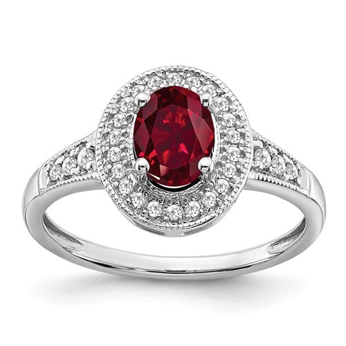 14k-white-gold-oval-created-ruby-and-diamond-halo-ring-SolomonJeweler-Wichita-KS-CustomJewelry