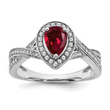 14k-white-gold-pear-created-ruby-and-diamond-halo-ring-SolomonJeweler-Wichita-KS-CustomJewelry
