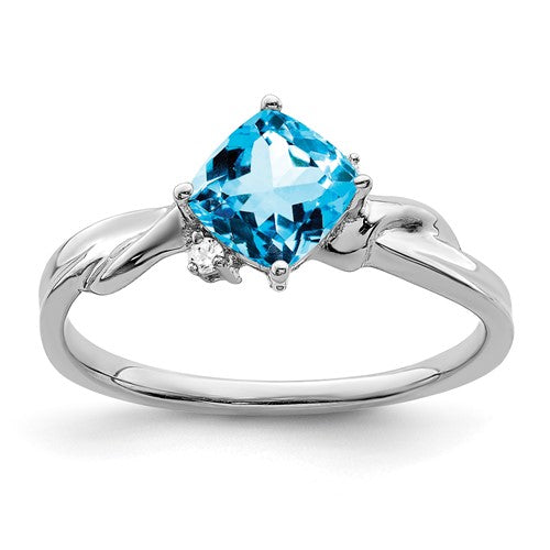 14k-white-gold-cushion-blue-topaz-and-diamond-ring-SolomonJeweler-Wichita-KS-CustomJewelry