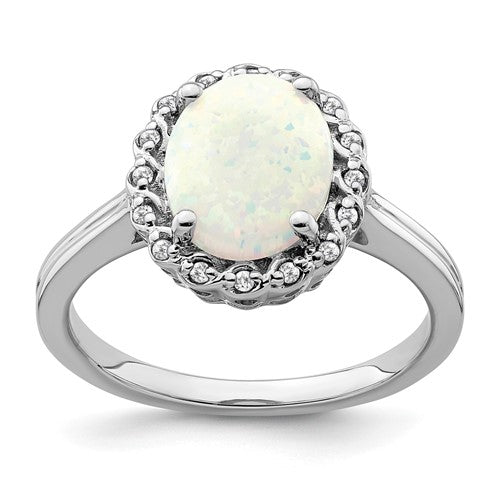14k-white-gold-created-opal-and-diamond-halo-ring-SolomonJeweler-Wichita-KS-CustomJewelry