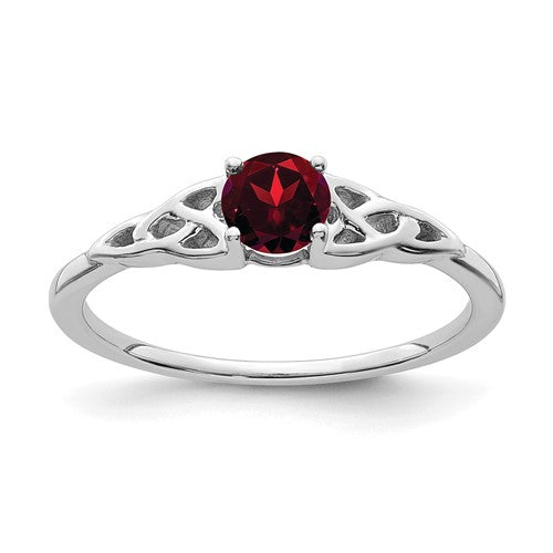 14k-white-gold-garnet-celtic-knot-ring-SolomonJeweler-Wichita-KS-CustomJewelry