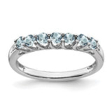 14k-white-gold-aquamarine-and-diamond-7-stone-ring-SolomonJeweler-Wichita-KS-CustomJewelry