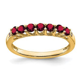 14k-created-ruby-and-diamond-7-stone-ring-SolomonJeweler-Wichita-KS-CustomJewelry