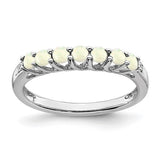 14k-white-gold-created-opal-and-diamond-7-stone-ring-SolomonJeweler-Wichita-KS-CustomJewelry