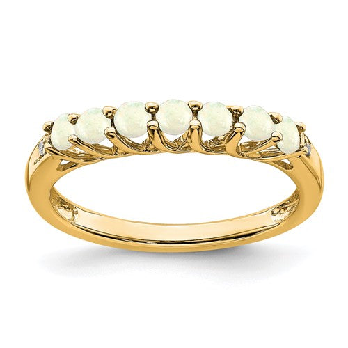 14k-created-opal-and-diamond-7-stone-ring-SolomonJeweler-Wichita-KS-CustomJewelry