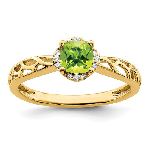14k-gold-polished-peridot-and-diamond-ring-SolomonJeweler-Wichita-KS-CustomJewelry