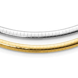 14k-4mm-reversible-white-yellow-domed-omega-necklace-SolomonJeweler-Wichita-KS-CustomJewelry