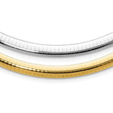 14k-6mm-reversible-white-yellow-domed-omega-necklace-SolomonJeweler-Wichita-KS-CustomJewelry