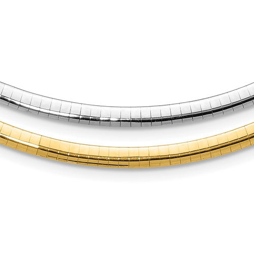 14k-two-tone-lt-reversible-4mm-omega-w-extender-necklace-SolomonJeweler-Wichita-KS-CustomJewelry