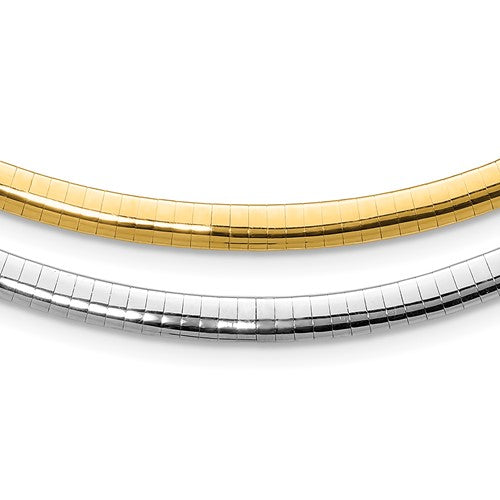 14k-two-tone-lt-reversible-5mm-omega-w-extender-necklace-SolomonJeweler-Wichita-KS-CustomJewelry