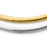 14k-two-tone-lt-reversible-6mm-omega-w-extender-necklace-SolomonJeweler-Wichita-KS-CustomJewelry