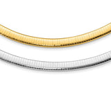 14k-two-tone-lt-reversible-8mm-omega-w-extender-necklace-SolomonJeweler-Wichita-KS-CustomJewelry