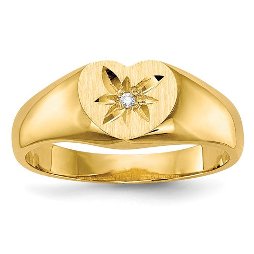 14k-childs-aa-diamond-signet-ring-SolomonJeweler-Wichita-KS-CustomJewelry