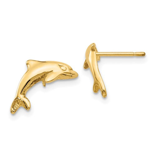 14k-dolphin-earrings-SolomonJeweler-Wichita-KS-CustomJewelry