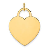 14k-polished-heart-shaped-disc-pendant-SolomonJeweler-Wichita-KS-CustomJewelry