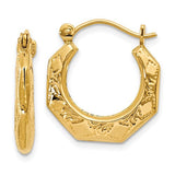 14k-polished-patterned-hoop-earrings-SolomonJeweler-Wichita-KS-CustomJewelry