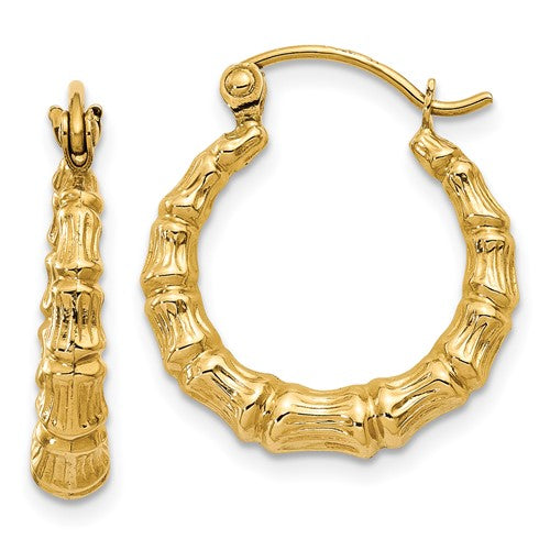 14k-polished-bamboo-design-hollow-hoop-earrings-SolomonJeweler-Wichita-KS-CustomJewelry
