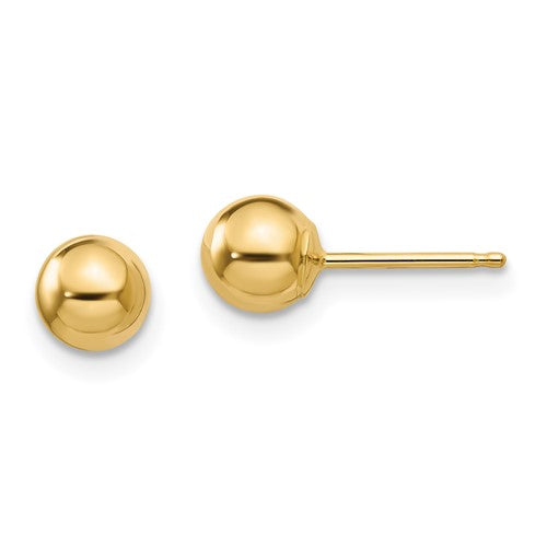 14k-madi-k-polished-5mm-ball-post-earrings-SolomonJeweler-Wichita-KS-CustomJewelry