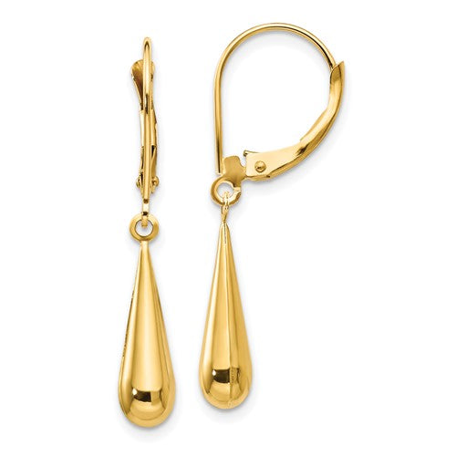 14k-madi-k-teardrop-dangle-leverback-earrings-SolomonJeweler-Wichita-KS-CustomJewelry