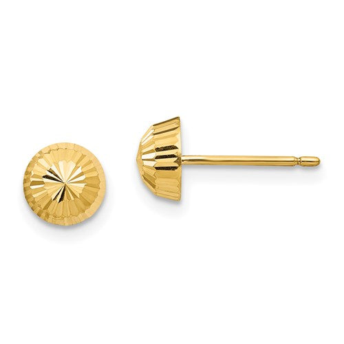 14k-madi-k-polished-d-c-swirl-5mm-button-post-earrings-SolomonJeweler-Wichita-KS-CustomJewelry