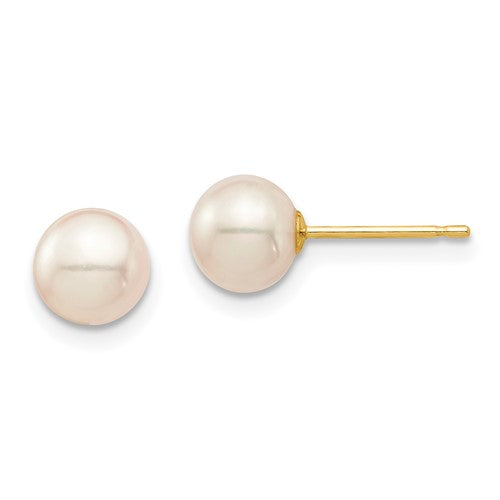 14k-madi-k-6-7mm-white-round-freshwater-cultured-pearl-stud-post-earrings-SolomonJeweler-Wichita-KS-CustomJewelry