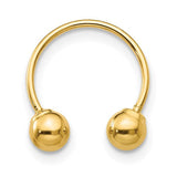 14k-madi-k-single-beaded-half-hoop-screwback-earring-SolomonJeweler-Wichita-KS-CustomJewelry