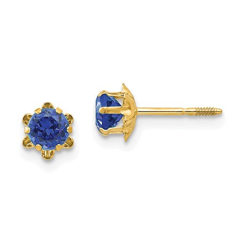 14k-madi-k-4mm-cz-birthstone-sep-screwback-earrings-SolomonJeweler-Wichita-KS-CustomJewelry