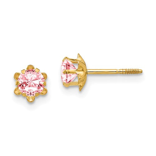 14k-madi-k-4mm-cz-birthstone-oct-screwback-earrings-SolomonJeweler-Wichita-KS-CustomJewelry