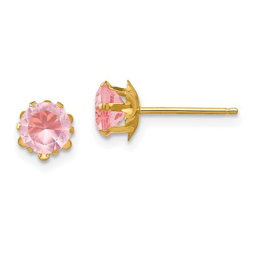 14k-madi-k-5mm-cz-birthstone-oct-earrings-SolomonJeweler-Wichita-KS-CustomJewelry