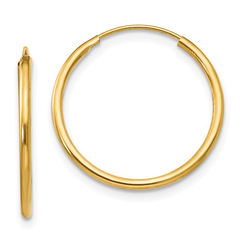 14k-madi-k-endless-hoop-earrings-SolomonJeweler-Wichita-KS-CustomJewelry