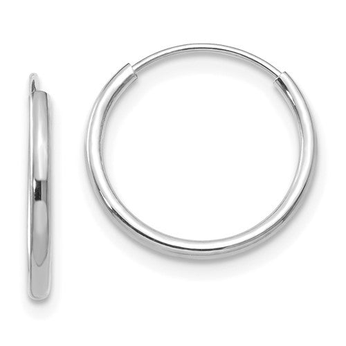 14k-madi-k-white-gold-endless-hoop-earrings-SolomonJeweler-Wichita-KS-CustomJewelry