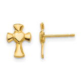 14k-madi-k-heart-cross-post-earrings-SolomonJeweler-Wichita-KS-CustomJewelry